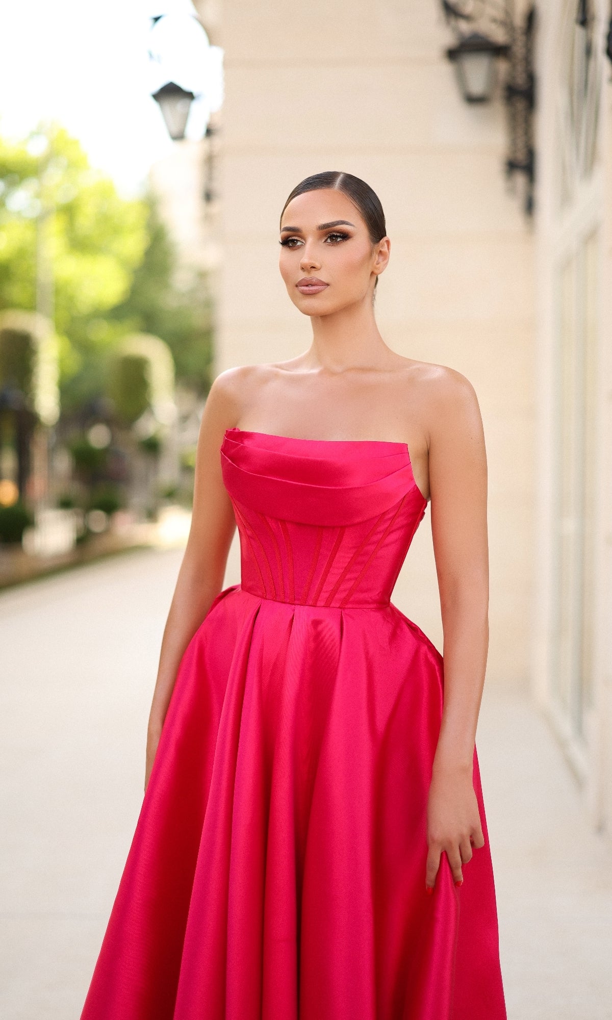 Classic Long Prom Ball Gown: Tina Holly TK241F