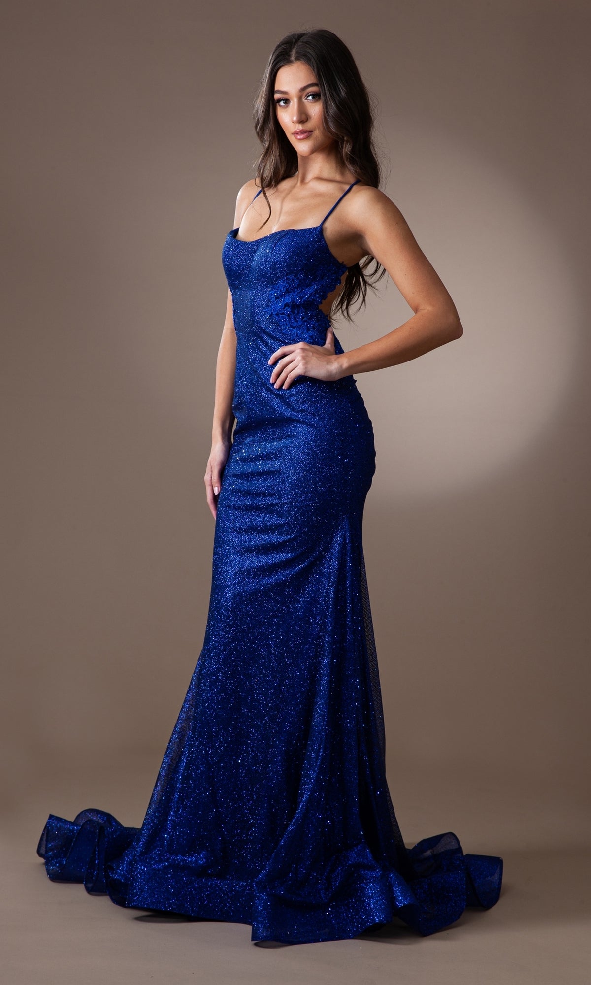 Glitter mermaid 2025 prom dress