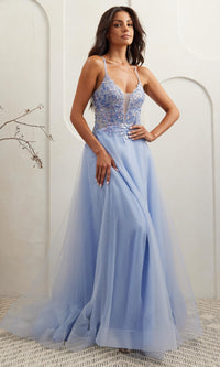 Long A-Line Prom Dress: Amelia Couture TM1028