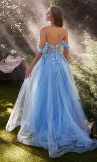 Off-Shoulder Prom Ball Gown: Andrea and Leo A1237