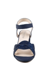 Cam Navy Blue Shimmer Prom Shoes: Touch Ups 4640