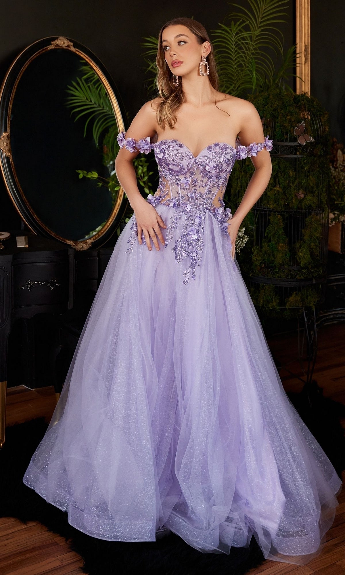 Ladivine Long Formal Dress CB104