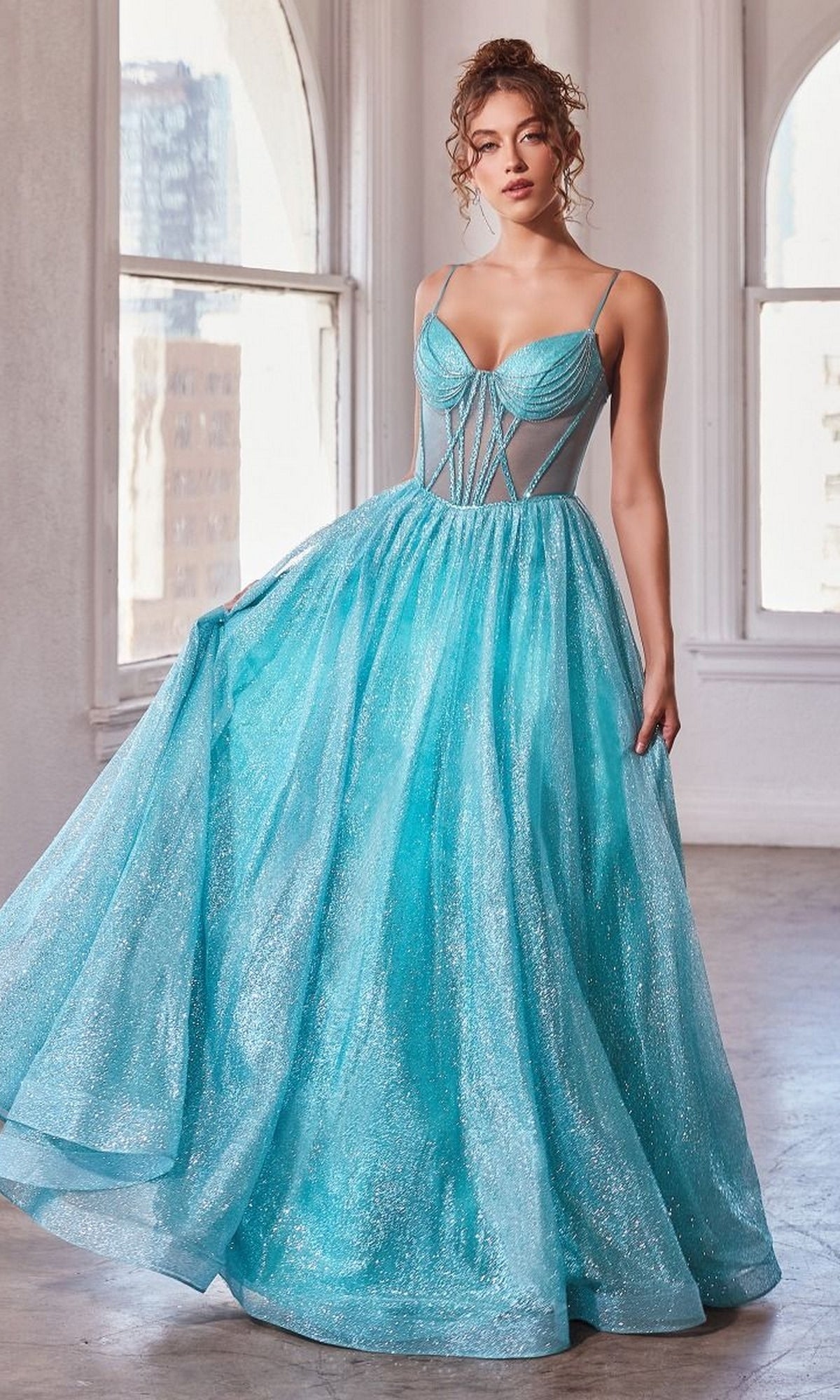 Aqua Blue Prom Dresses