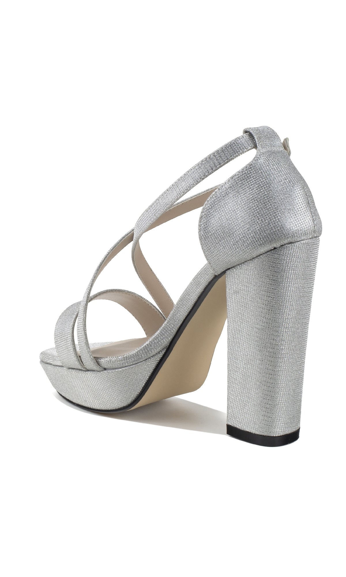 Chloe Silver Shimmer Prom Shoes: Touch Ups 4647