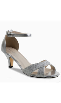 Clementine Silver Glitter Prom Shoes: Touch Ups 4613