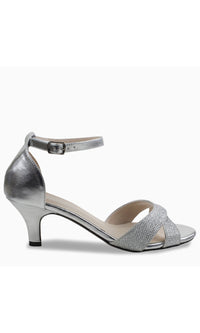 Clementine Silver Glitter Prom Shoes: Touch Ups 4613