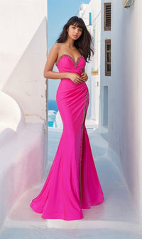 Strapless Long Prom Dress: Ava Presley 39290