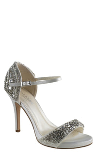 Elodie Ivory Satin Prom Shoes: Paradox London P2107