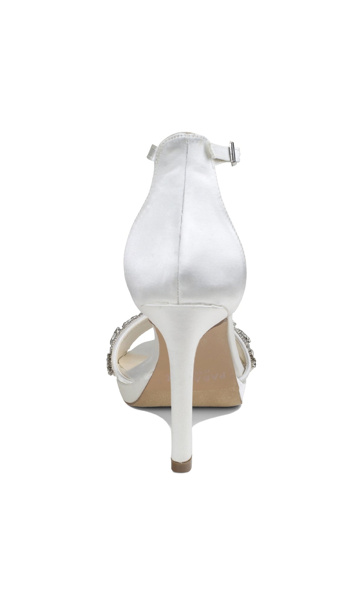 Enya Ivory Satin Prom Shoes: Paradox London P2203