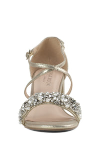 Evangeline Champagne Prom Shoes: Paradox London P2202