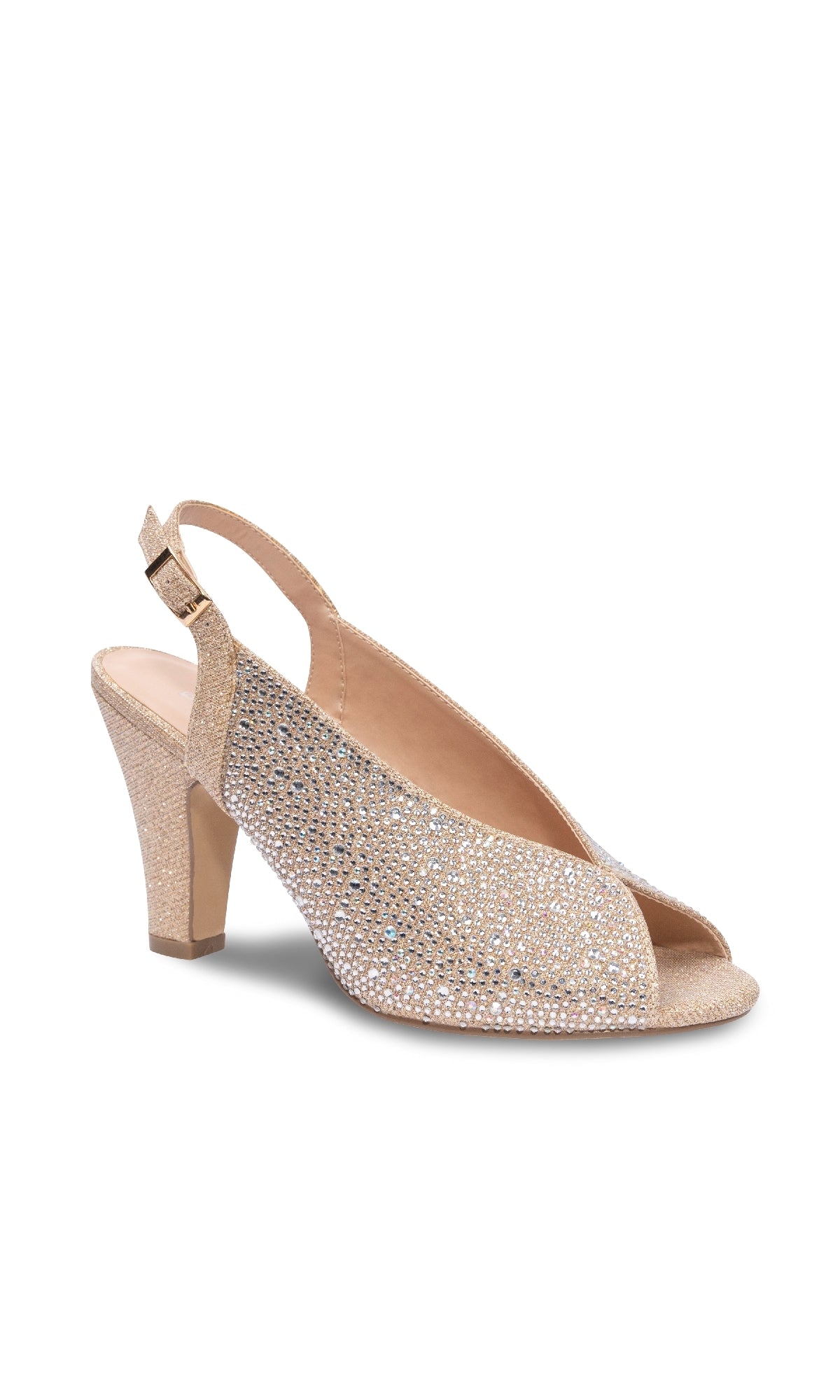 Glory Champagne Prom Shoes: Paradox London P2301