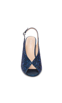 Glory Navy Blue Prom Shoes: Paradox London P2302