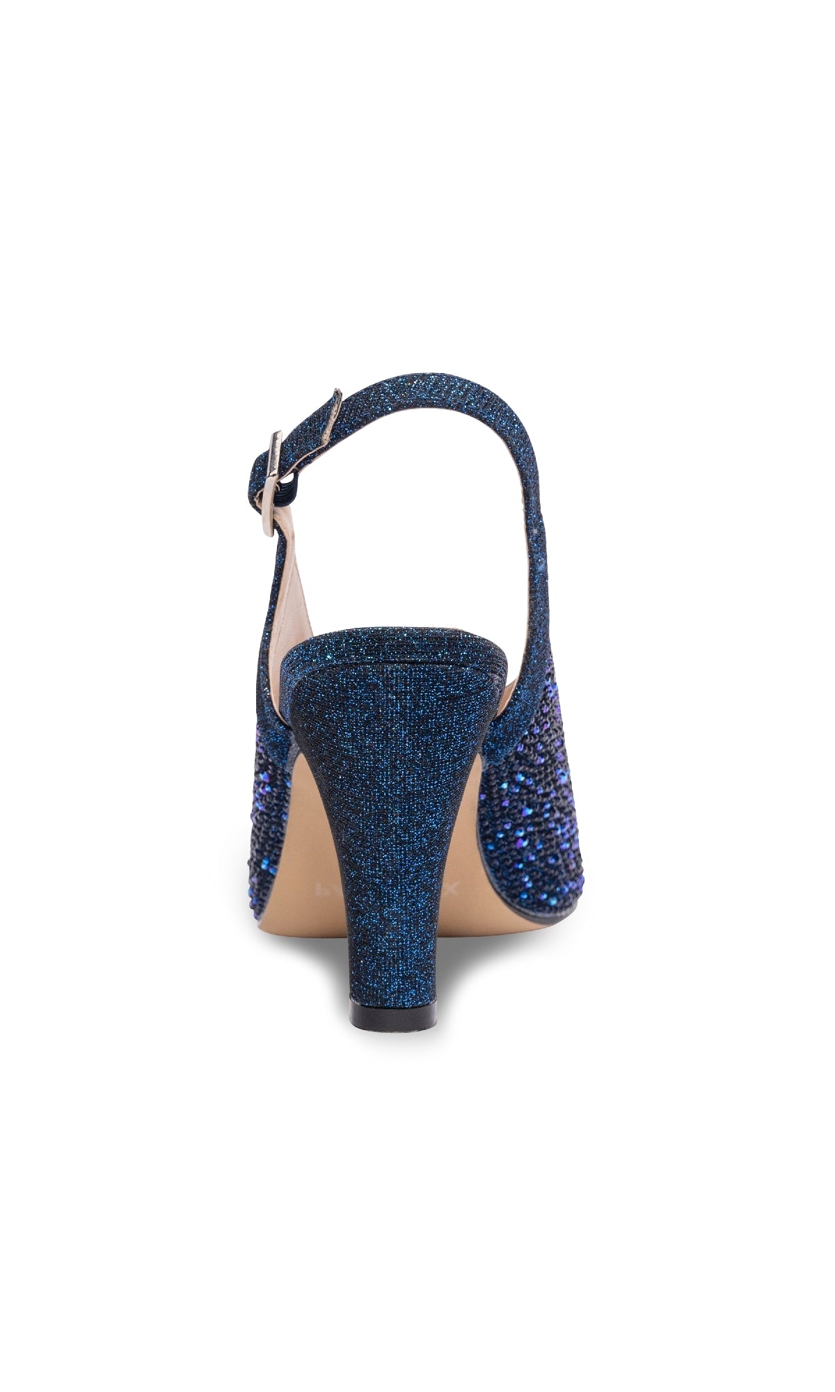 Glory Navy Blue Prom Shoes: Paradox London P2302