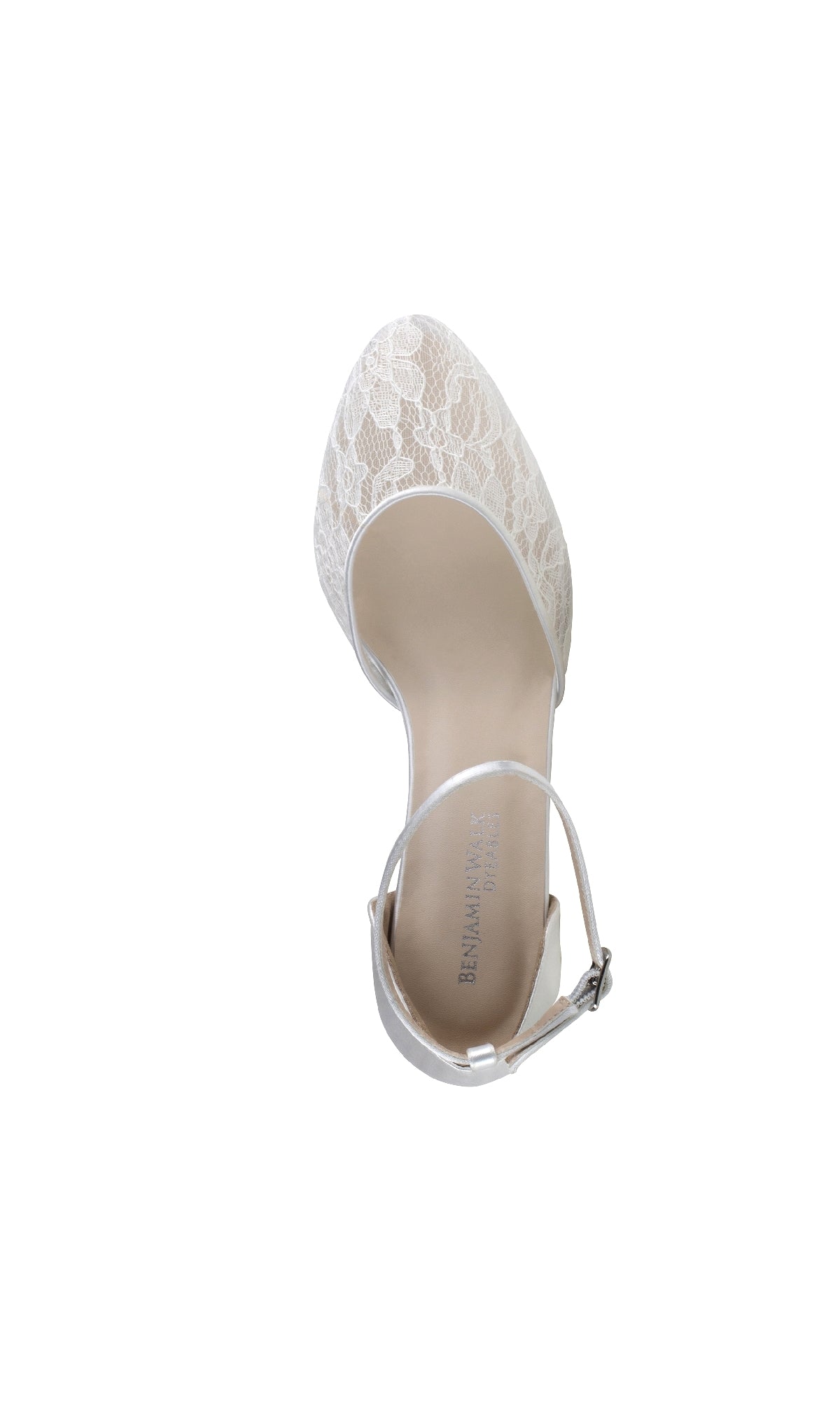 Hazel White Lace Prom Dress Shoes: Dyeables 4612