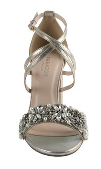 Hira Champagne Prom Shoes: Paradox London P2102