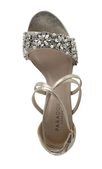 Hira Champagne Prom Shoes: Paradox London P2102