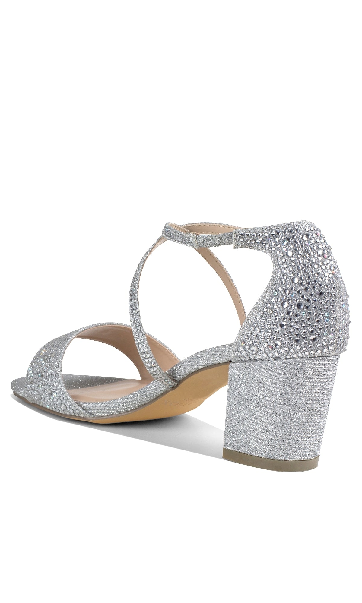 Ines Silver Prom Shoes : Paradox London P2211