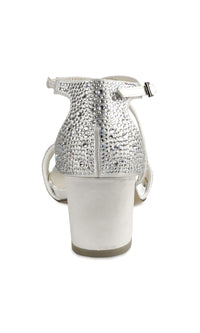 Ines Ivory Satin Prom Shoes: Paradox London P2224