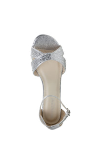 Iris Silver Wedge Prom Shoes: Touch Ups 4626