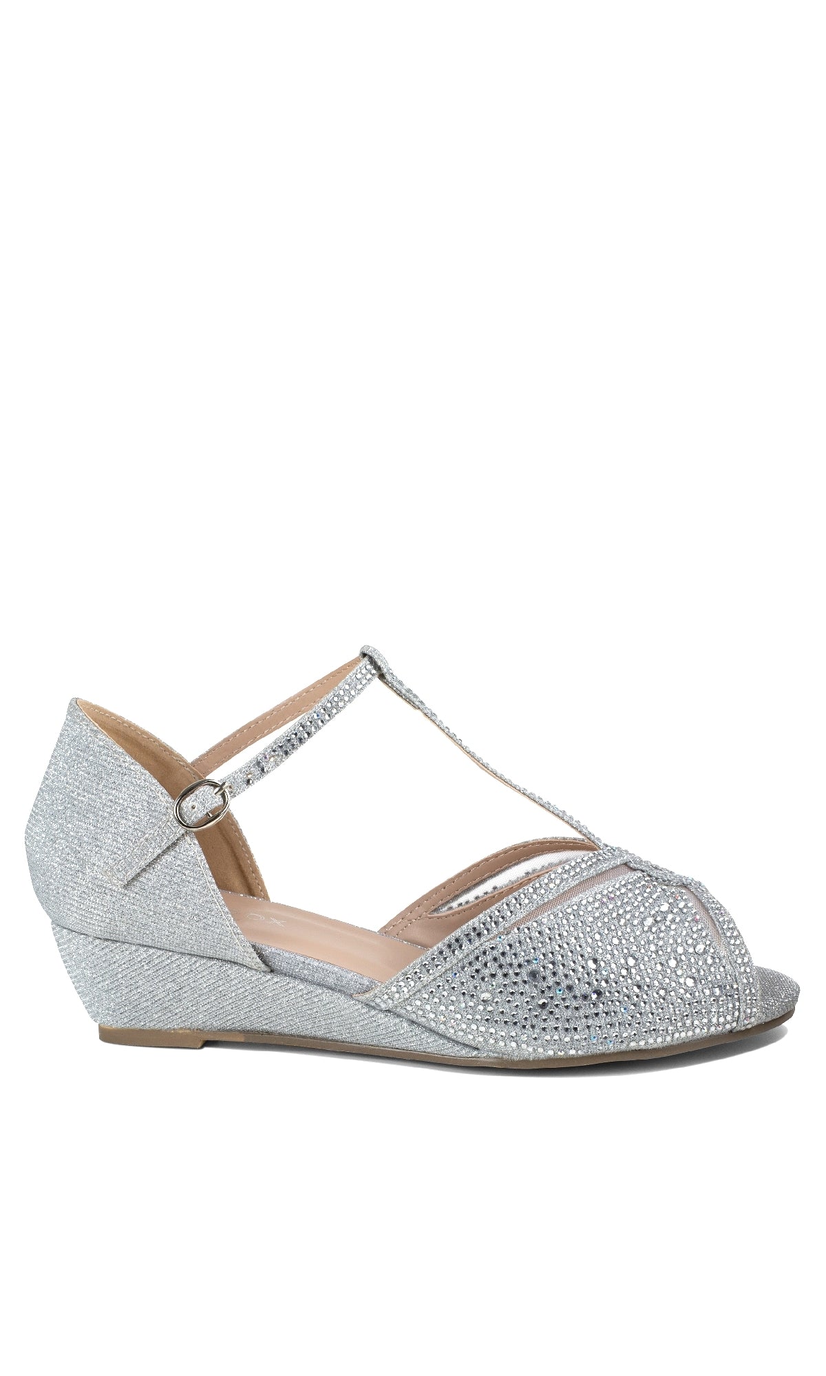 Janelle Silver Prom Shoes: Paradox London P2210