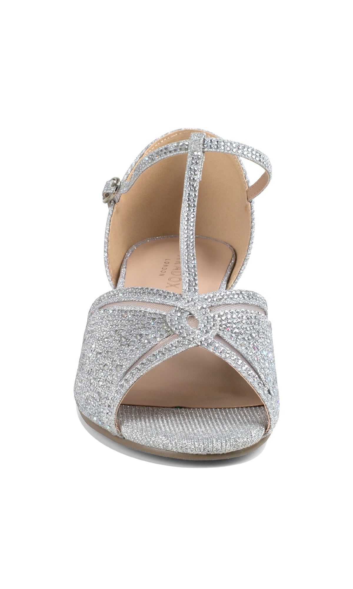 Janelle Silver Prom Shoes: Paradox London P2210