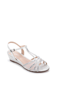 Jilly Silver Prom Shoes: Paradox London P2001