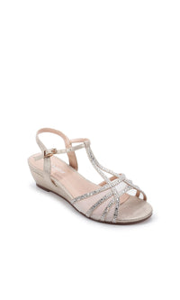 Jilly Silver Prom Shoes: Paradox London P2001