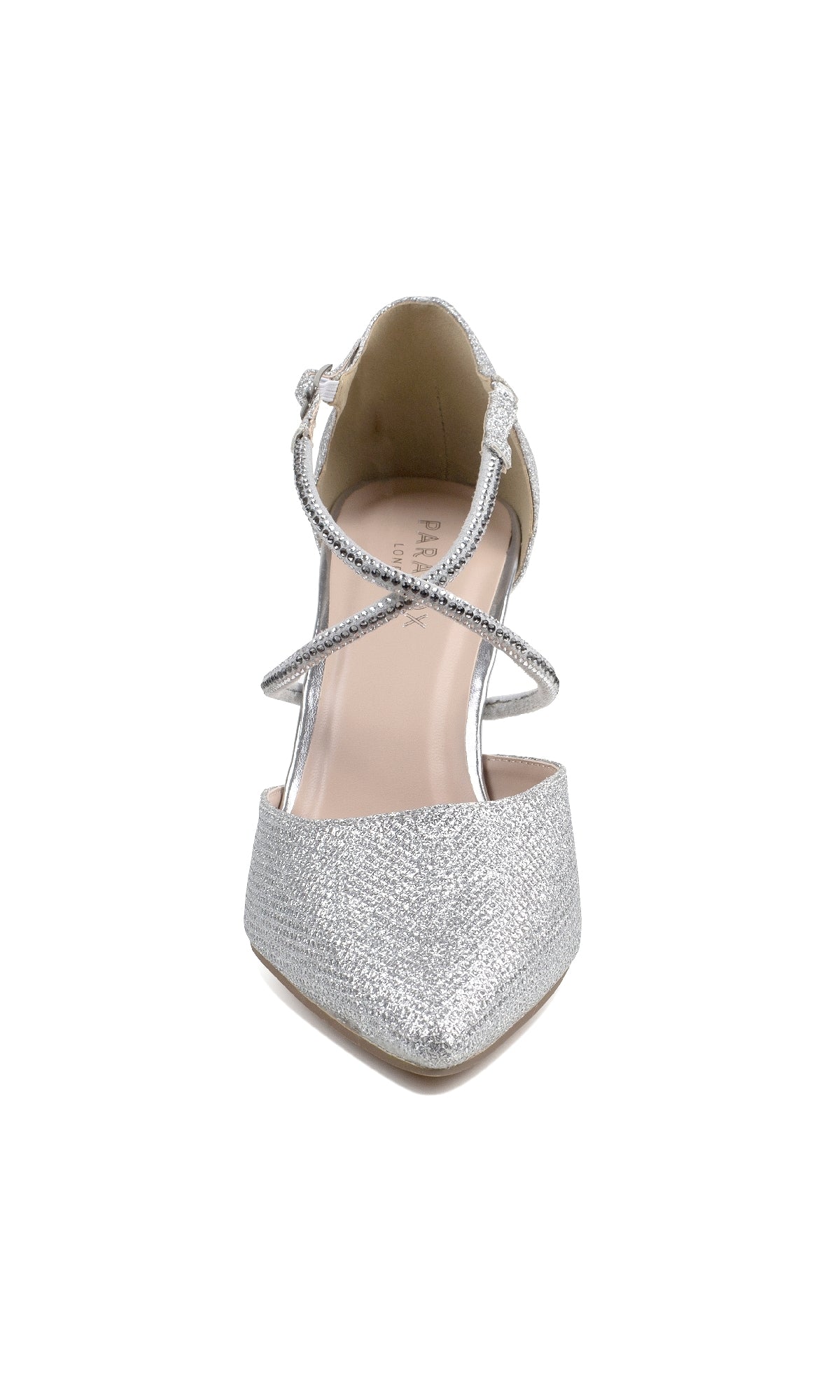 Kennedy Silver Prom Shoes: Paradox London P2237