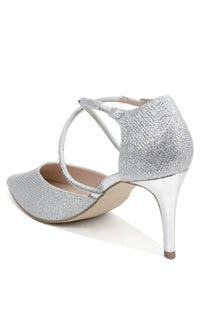 Kennedy Silver Prom Shoes: Paradox London P2237