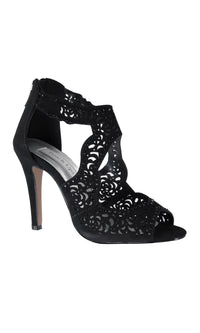 Margot Black Stiletto Prom Shoes: Touch Ups 4296