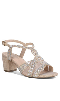 Nadia Champagne Prom Shoes: Paradox London P2207