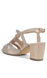 Nadia Champagne Prom Shoes: Paradox London P2207