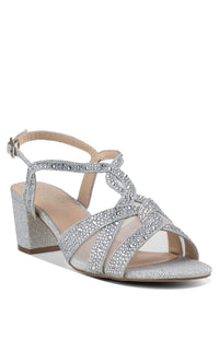 Nadia Silver Prom Shoes: Paradox London P2208