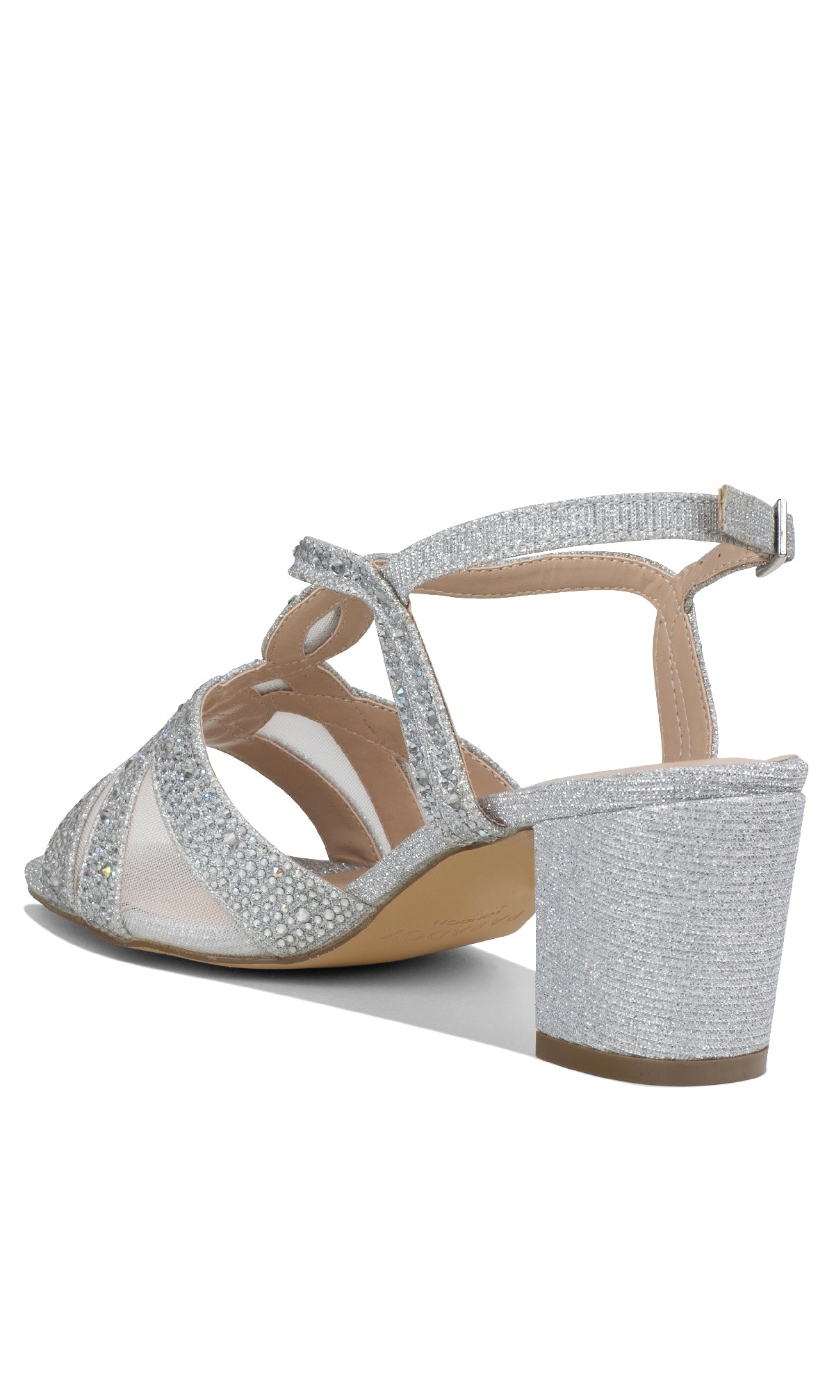 Nadia Silver Prom Shoes: Paradox London P2208