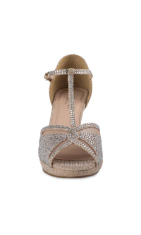 Nora Champagne Prom Shoes: Paradox London P2225