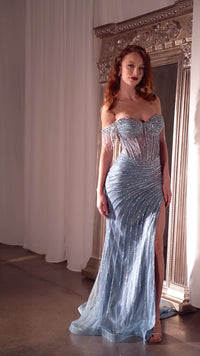 Long Prom Dress CD848 by Ladivine