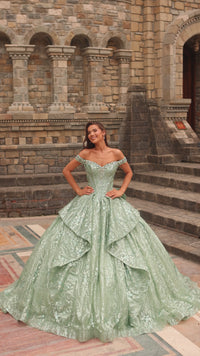 Glitter Quinceanera Dress: Amarra 54240