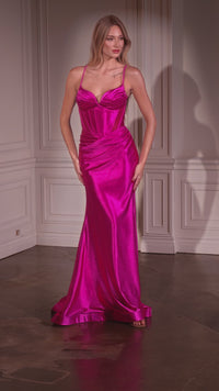 Long Prom Dress: Ladivine CC2397