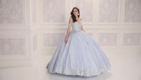 Light Blue Quinceanera Dress: Princesa PR22032