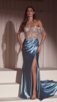 Long Prom Dress CD821 by Ladivine