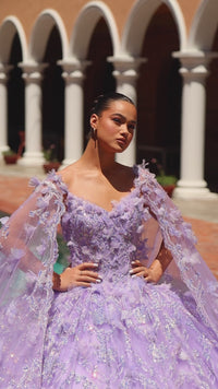 Amarra 54281 Lilac Purple Quinceañera Dress