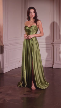 Long Prom Dress: Ladivine CD378