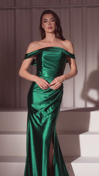 Long Prom Dress: Ladivine J877