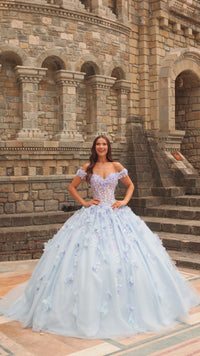 3D Floral Quinceañera Dress: Amarra 54231