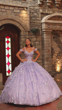 Off-Shoulder Quinceanera Dress: Amarra 54243