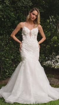 Lace Mermaid Wedding Dress CD856W