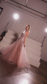 Long Prom Dress: Ladivine CD786