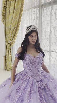 Ladivine 15709 Lavender Purple Quinceañera Dress