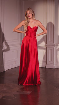 Long Prom Dress: Ladivine CD378