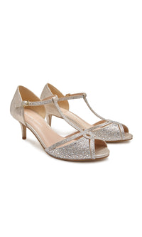 Seva Champagne Prom Shoes: Paradox London P1838